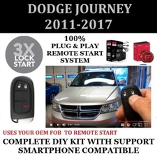 Remote Starter Kit for DODGE JOURNEY 2011-2017 100% Plug and Play 3X Lock