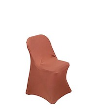 10 Terracotta Stretchable Spandex Chair Covers Wedding Banquet Reception