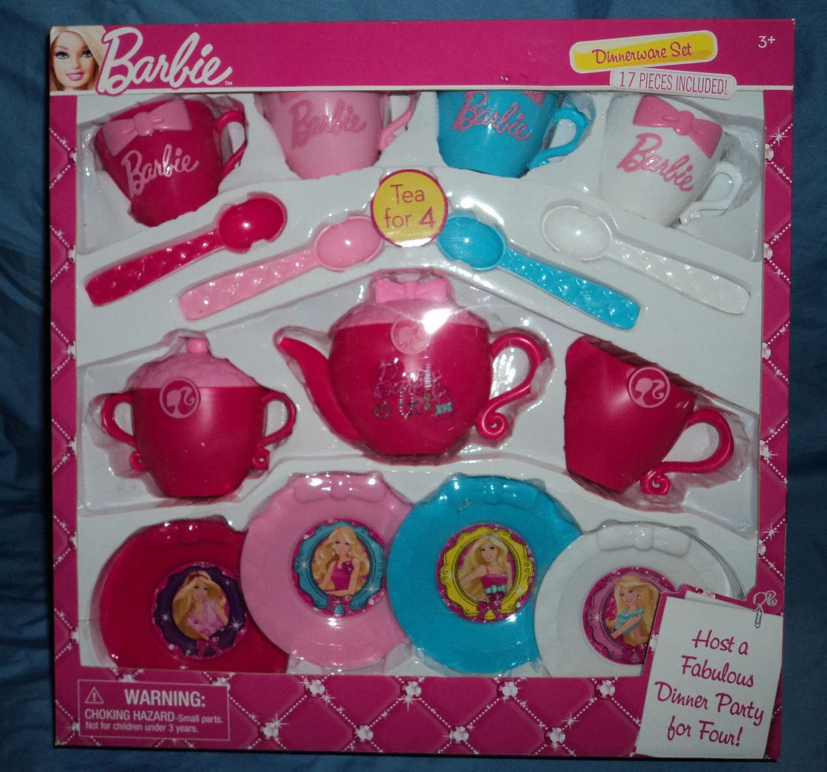 Barbie on sale dinnerware set