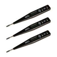 3X SpannungsprüFer Digital StromprüFer PhasenprüFer Schraubenzieher 12V - 250V