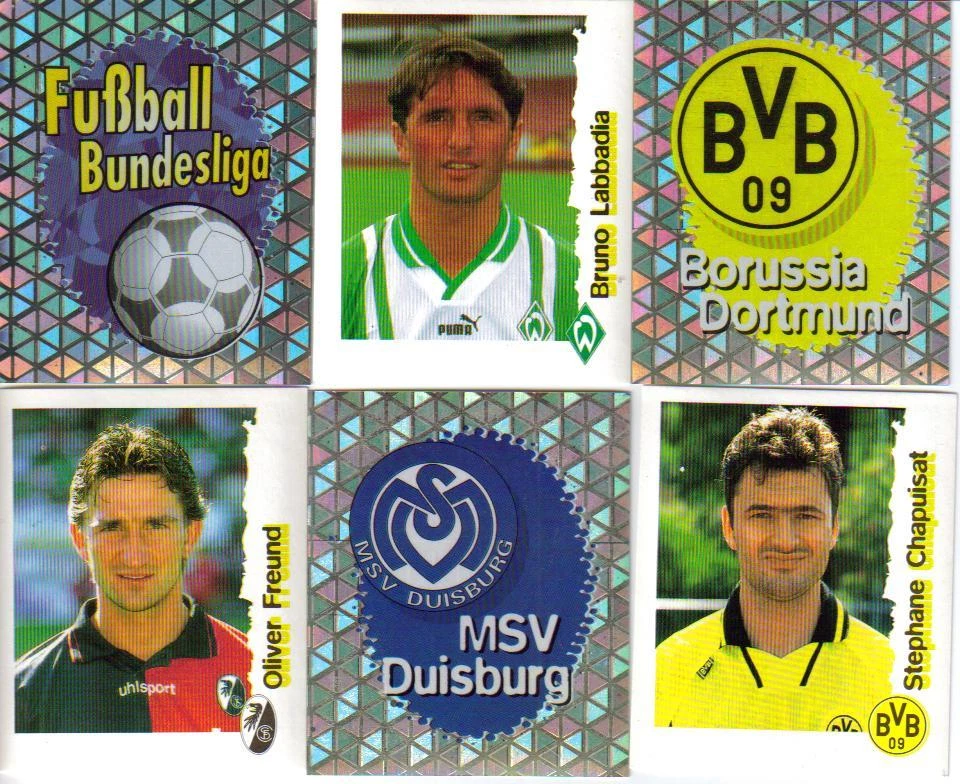 Panini Fußball Endphase 1997 - 10 Sticker aus 145 Verschiedenen auswählen - Bild 1 von 1