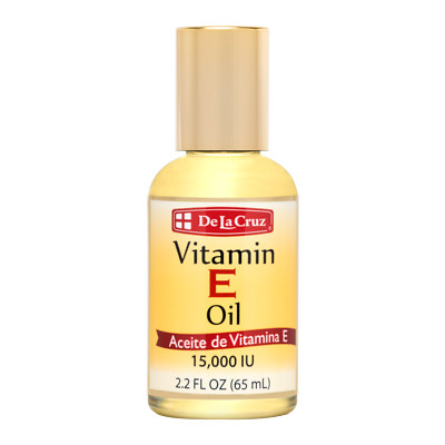 De La Cruz  15,000 IU Vitamin E Oil, No Fragrance, Made in USA, 2.2 FL. OZ
