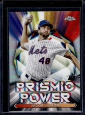 2021 Topps Chrome Update Baseball Jacob DeGrom  Prismic Power