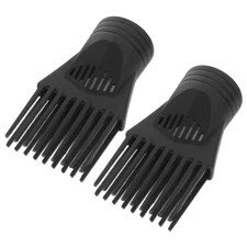 2pcs Hair Dryer Comb Attachment Universal Detangling Blow Dryer Nozzle