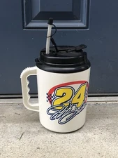Vintage 2002 JEFF GORDON 24 Racing JUMBO Insulated Mug Cup Travel Jug