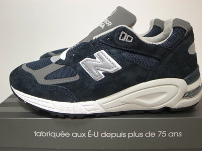NEW BALANCE M990NV2 MADE IN USA 990v2 NAVY size 7 | eBay