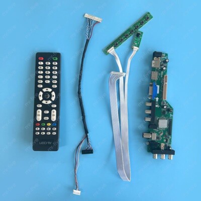 For HSD100IFW1-A00/A05/F01 1024x600 30P LVDS USB AV HDMI DVB-T2 Driver Board Kit