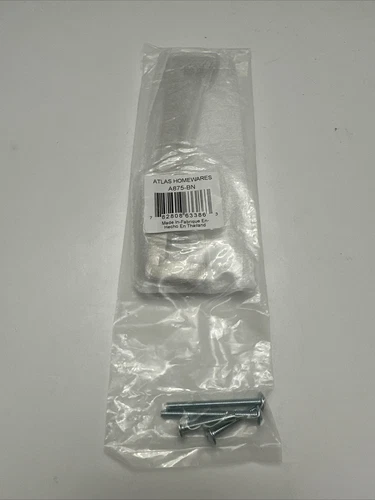 Atlas Homewares A875-BN 6-5/16" Center Handle Cabinet Pull Brushed Nickel - Picture 1 of 3