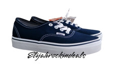 NEW VANS CLASSIC AUTHENTIC TRUE BLUES -TRUE WHITE SHOES US MENS 4.5 - US 6 WOMEN