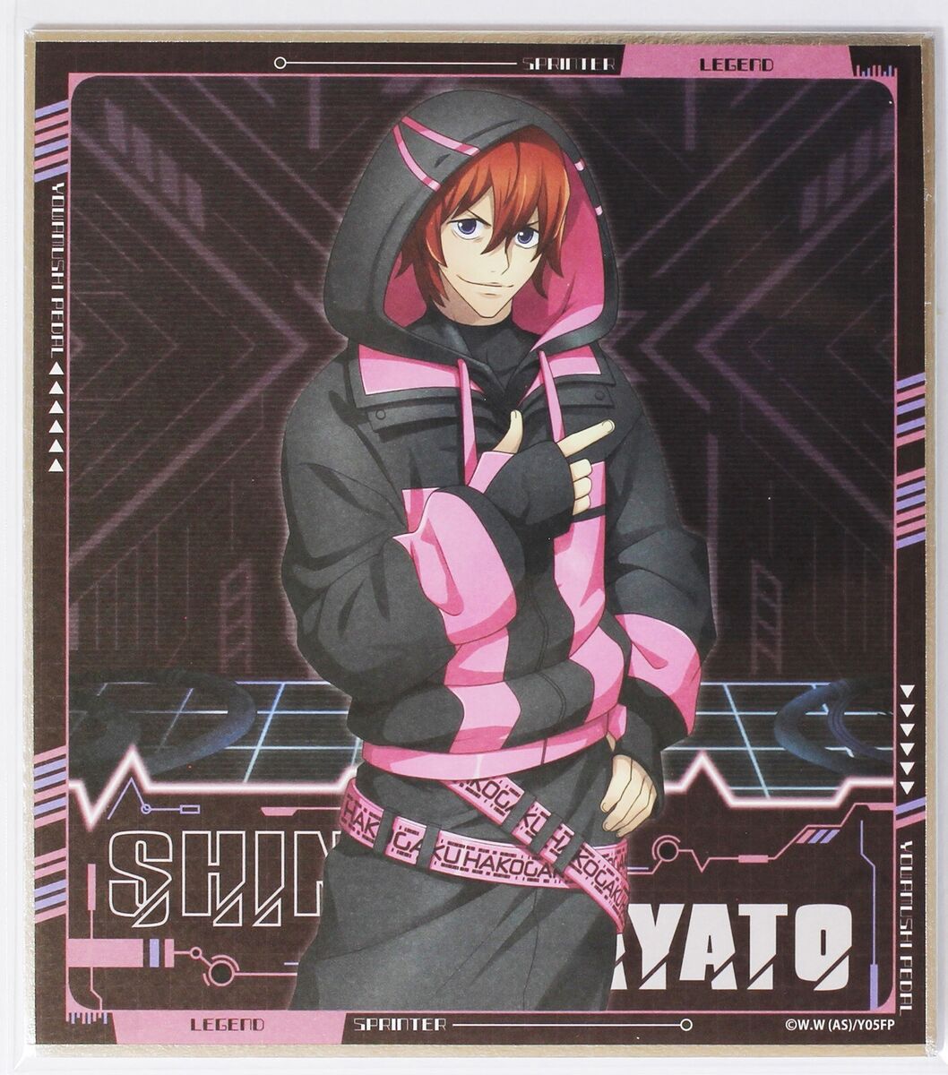 Yowamushi Pedal Mini Shikishi Art Board Hayato Shinkai Limit Break  Cyberpunk Ver