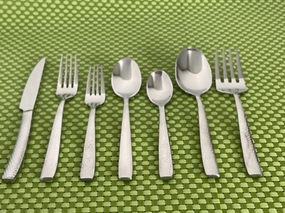 Towle TEXTURE Stainless Hammered Living Collection NEW Choice Flatware E86N