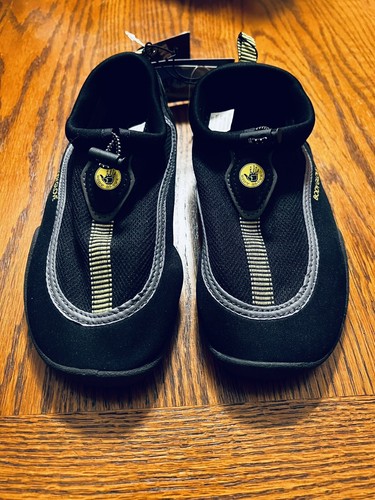 Guante corporal para niño joven Riptide III zapatos de agua, negros/amarillo neón, 2M - Imagen 2 de 12