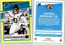 Lavish Shenault Jr. 2020 Donruss Press Proof Yellow #318 Jaguars RC Rookie