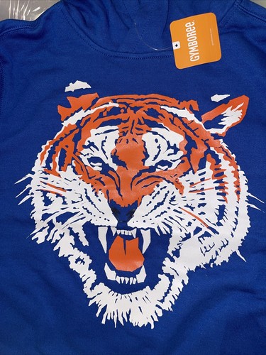 Gymboree Blue Sweat Tiger L/10-12 - Picture 2 of 5
