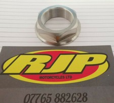 Honda XR650 XR 650 Steering stem Nut TITANIUM 1995 1996 1997 1998 1999 2000 2001