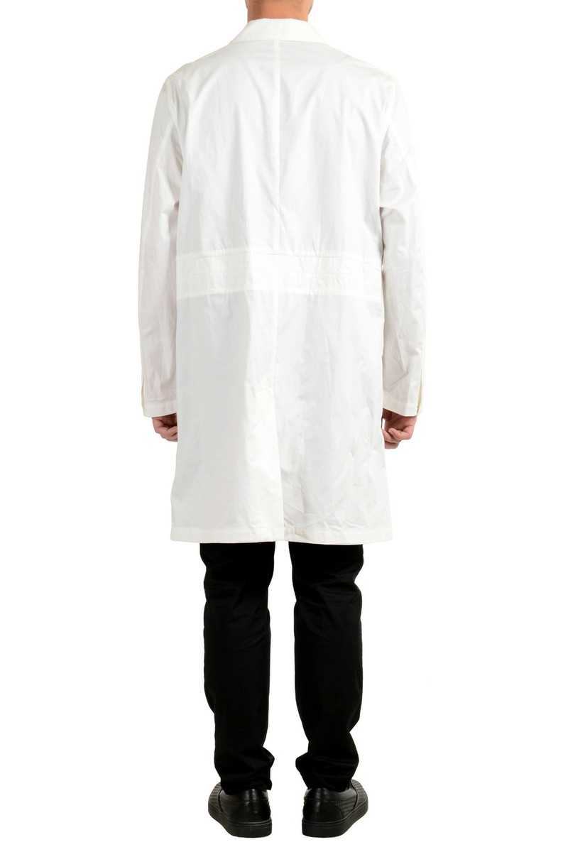 Trench-Coat Hugo Boss Blanc Cassé - Taille US 38R/IT 48R, Neuf Étiqueté