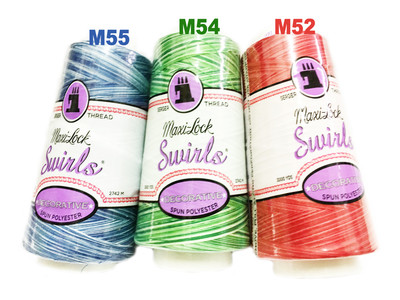 Maxi-Lock  Swirl Cone Thread - TEXT 27 Thread 3,000 yds 18 colors stock