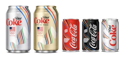 Coca Cola 2016 Rio Olympic Games Empty Can 5pcs Set
