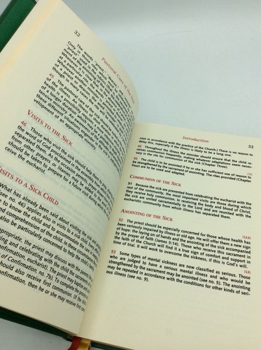 PASTORAL CARE OF THE SICK - 1983 - Catholic liturgy - English - rites - Picture 3 of 4
