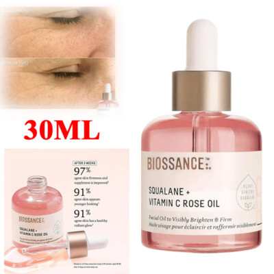 Squalane+Vitamin C Rose Oil Anti-Aging Gesichtsöl Hautreparatur-biosance- 30ml