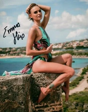 Emma Hix Super Sexy Hot Signed 8x10 Photo Adult Model COA Proof 88B
