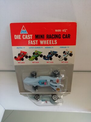 TIN TOYS　ミニカー　ポルシェ　カリーナ1700？稀少　香港製 Vintage 70's TINTOYS TIN TOYS WT 226 Ferrari F1 Hong Kong 1:64 On
