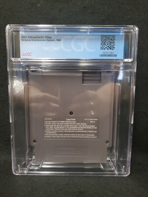 Nintendo Nes Zen: The Intergalactic Ninja CGC Graded 8.0 Excellent