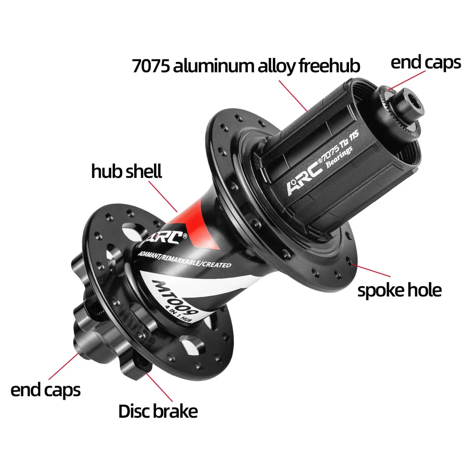 HG MS XD Freehub MTB Mountain Bike Rear Hub 28 32 36 Holes 11 12 Speed - Image 2 of 4