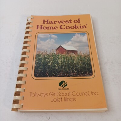 Trailways Girl Scout Council Joliet Illinois COMB (1989) Cookbook Recipes Food