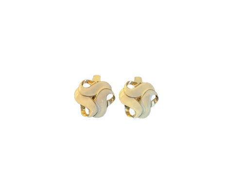 VINTAGE “BLUETTE” Made In France SHOE CLIP / SET OF 2 Gold Tone / Celtic Design - Picture 3 of 6