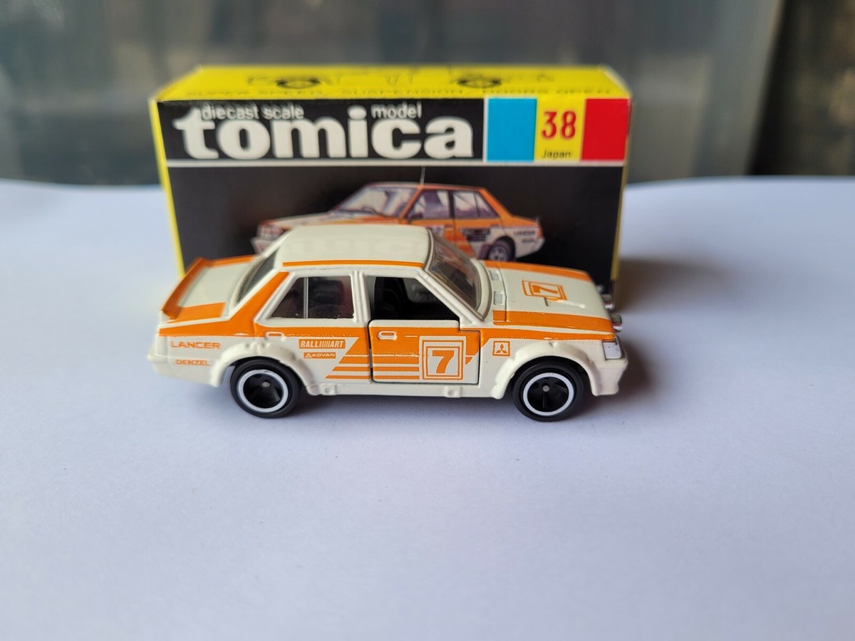 TOMICA 38 - MITSUBISHI LANCER TURBO [WHITE] NEAR MINT VHTF