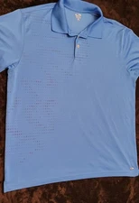 Men's Champion Blue Collared Golf Shirt Size XL