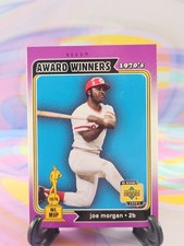2001 Upper Deck Decade 1970s Baseball | Joe Morgan | NL MVP Award Winner | #161