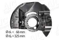 AIC Ankerblech Spritzblech Bremsscheibe Vorne Rechts FüR BMW 3Er Compact E46