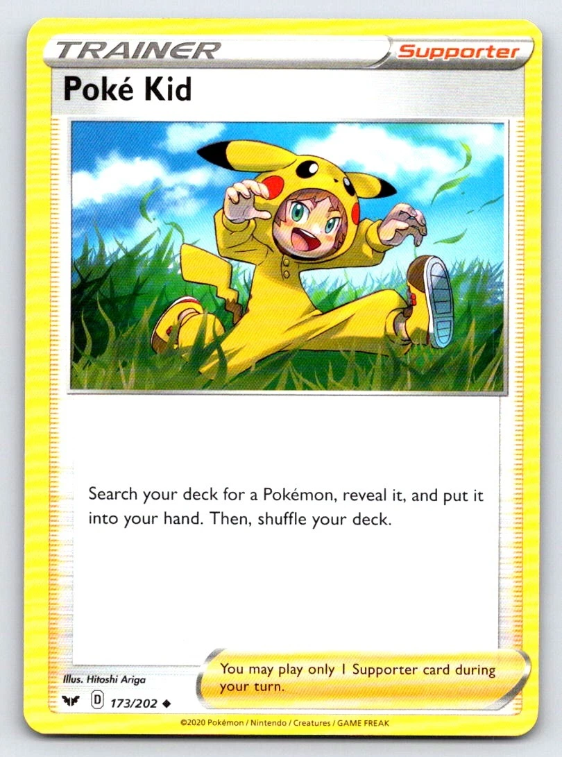 Poké Kid 173/202 Swsh01: Sword & Shield for sale | eBay