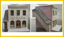 RS Laser Kits 2067 HO Scale First Bank Building Kit