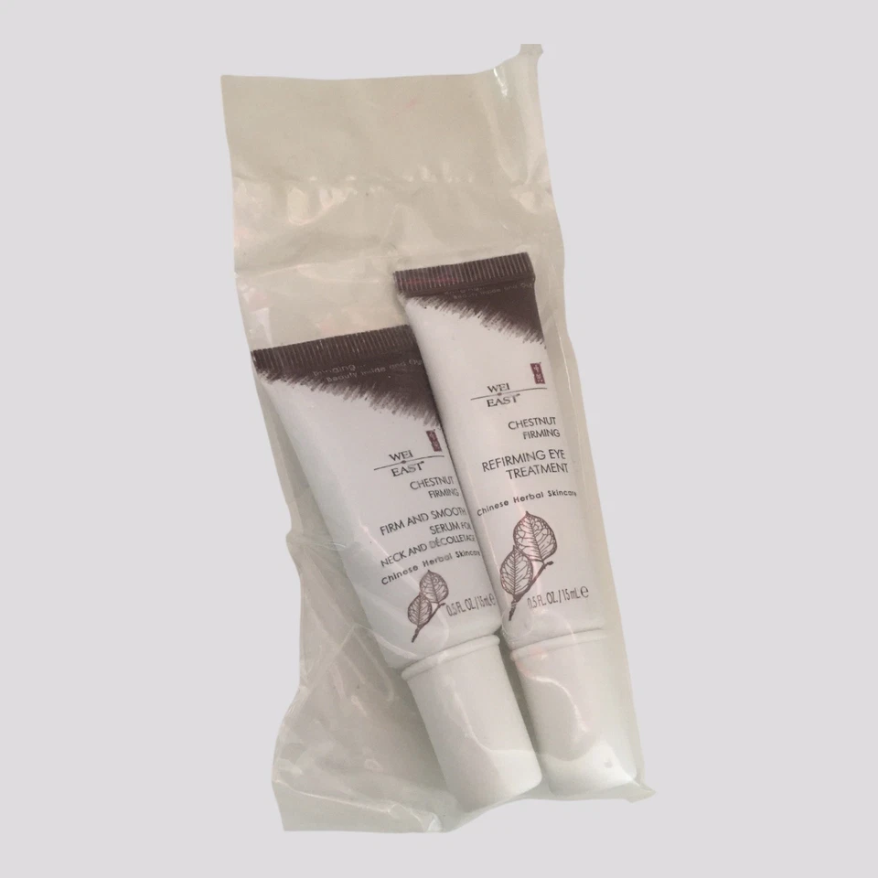 Tratamiento y suero reafirmante para ojos WEI EAST castaño/soja negra para cuello - 0,5 oz Foto 4 de 4