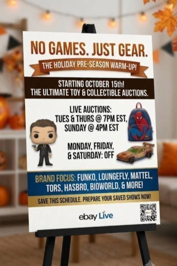 🔥 Holiday Pre-Season Warm-Up w/ Amira! Fast Auctions: Funko, Loungefly....