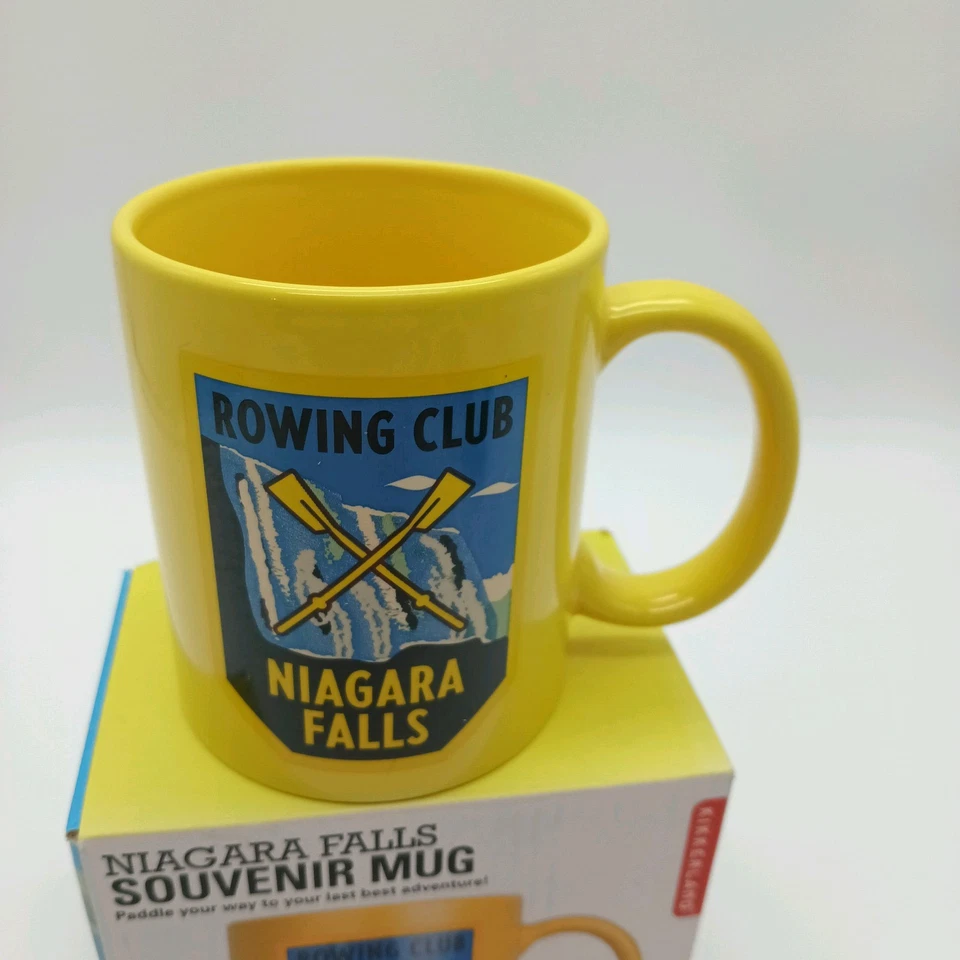 Taza de café club de remo de las Cataratas del Niágara regalo de recuerdo de kikkerland Foto 3 de 4
