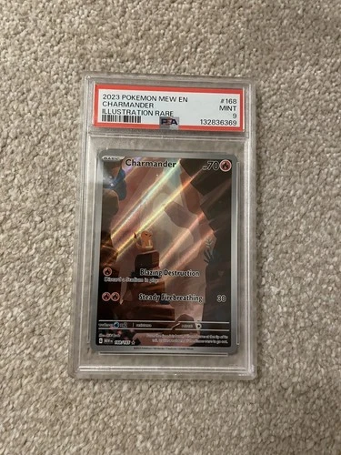 Charmander 168/165 English 151 Illustration PSA 9 Mint