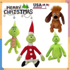 How the Grinch Stole Christmas Cartoon Grinch Soft Plush Doll Toy Kids Gift TL