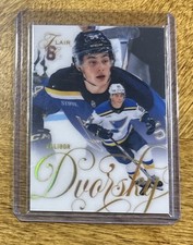 2025-26 UD Fleer Flair Dalibor Dvorsky Rookie Gold Spectrum Blues