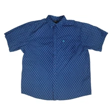 Ariat Mens XXL Stretch Short Sleeve Button Up Shirt