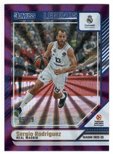 Sergio Rodriguez 2024-25 Panini Donruss Euroleague /99 Purple Laser #173