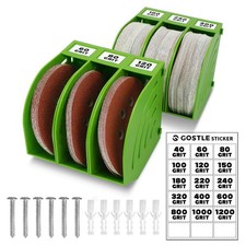 Professional Sanding Discs Storage Boxs - 6 Box Set for Efficient Organizatio...