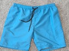 NWT, Distortion, Hot Turquoise, Elastic Waist, Lined, UPF Swim Shorts – Men's XL — photo 1