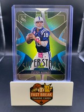 2026 Panini Silhouette Football Superstars Peyton Manning #15 Die-Cut