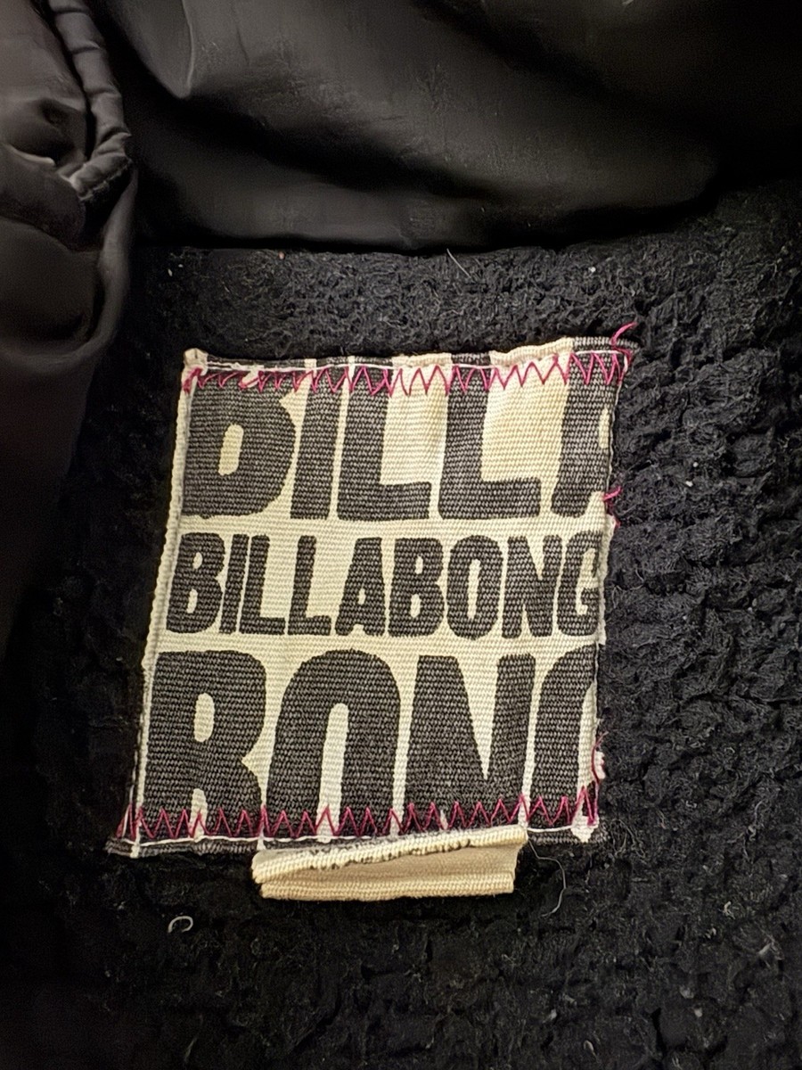 Vintage Y2K Billabong White Fur Trim Hood Cargo Pocket Quilted Puffer Vest Bella View 5