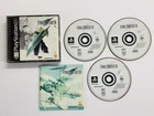 Final Fantasy VII (Sony PlayStation 1) Black Label, 3-Disc Set With Manual (G)