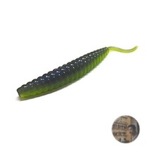 Deps Deathadder 6 Soft Plastic Lure #23 Blue G/Red G New Fishing Bait